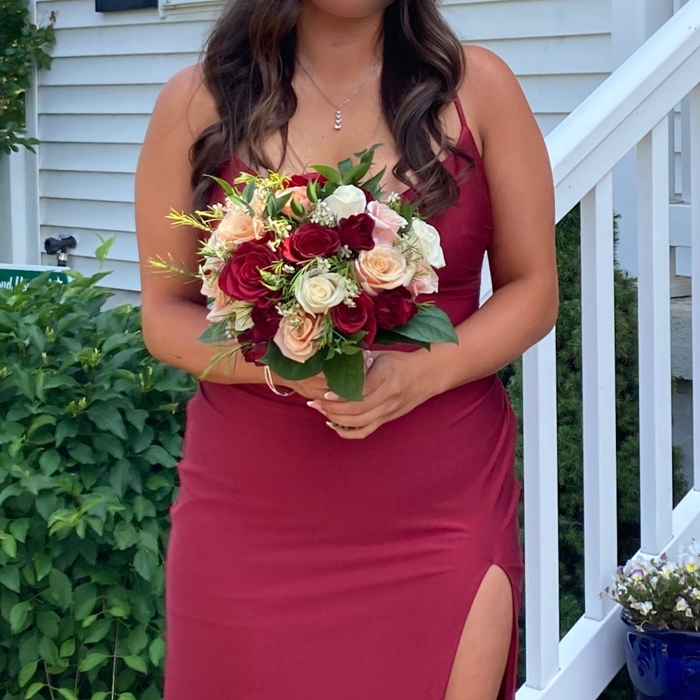 Cranberry La Femme classic prom gown size 12